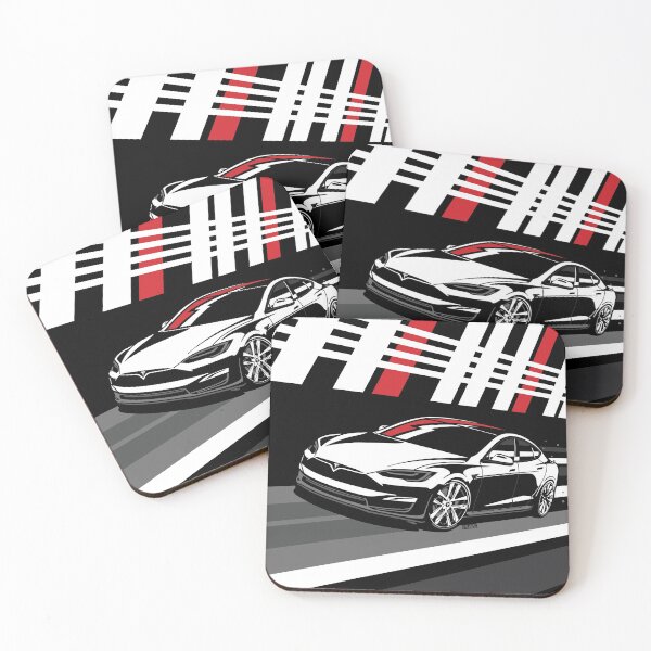 Item preview, Tesla Model S Plaid Original Fan Art serial number: TMS001BNWS designed and sold by valrusc.
