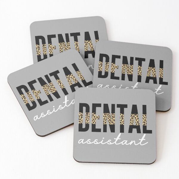 Item preview, Dental Assistant Cheetah print | RDA Registered Dental Assistant Leopard typography designed and sold by Violet Treasures.
