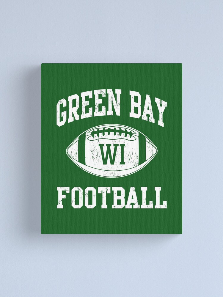 Green Bay Packers - Lambeau Field Team Color Vintage Football Print