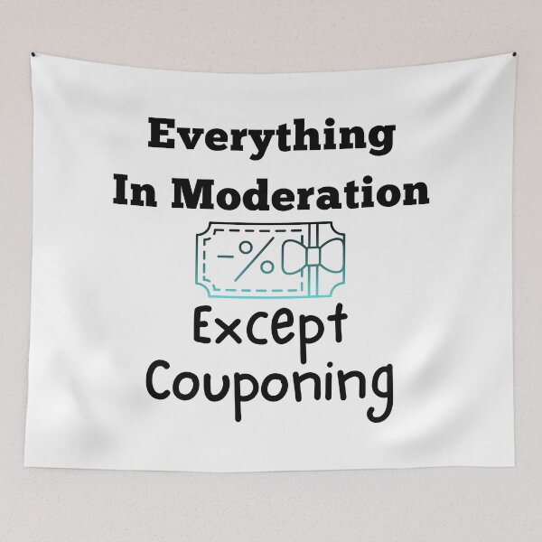 Item preview, Everything In Moderation Except Couponing Funny T-shirt men gift women gift designed and sold by InnovantDesigns.