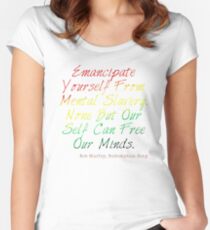 Redemption Songs Women's Fitted Scoop T-Shirt