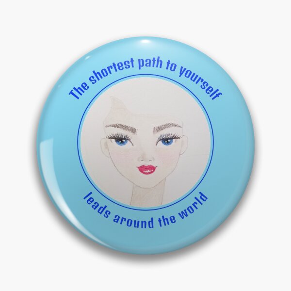 Item preview, "The shortest path to yourself" cute travel design by CoolCleverCute designed and sold by CoolCleverCute.