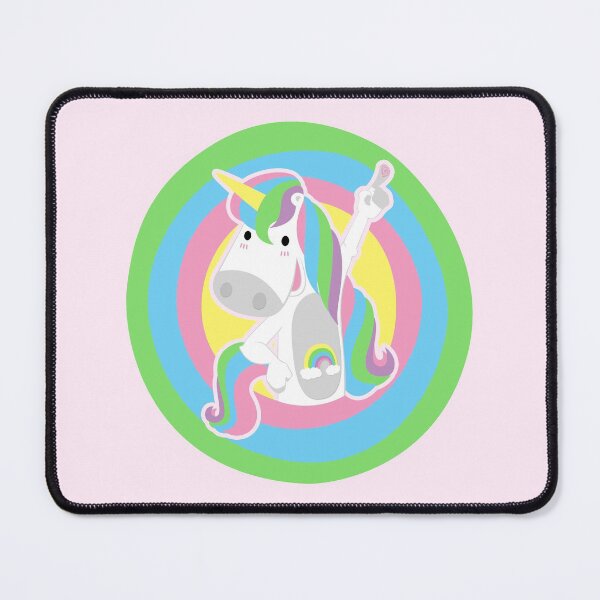 Item preview, Rainbow unicorn (transparent stroke) designed and sold by geep44.