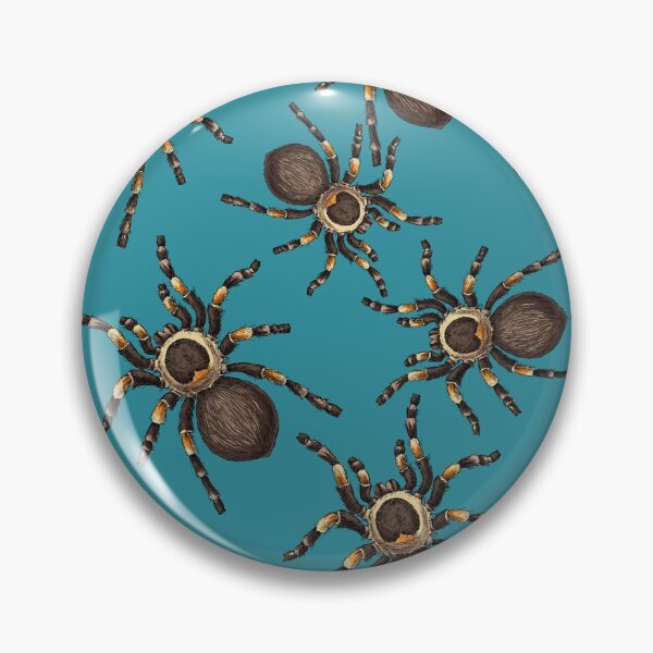 Item preview, Tarantula on blue designed and sold by Katerina Mitkova Kirilova.