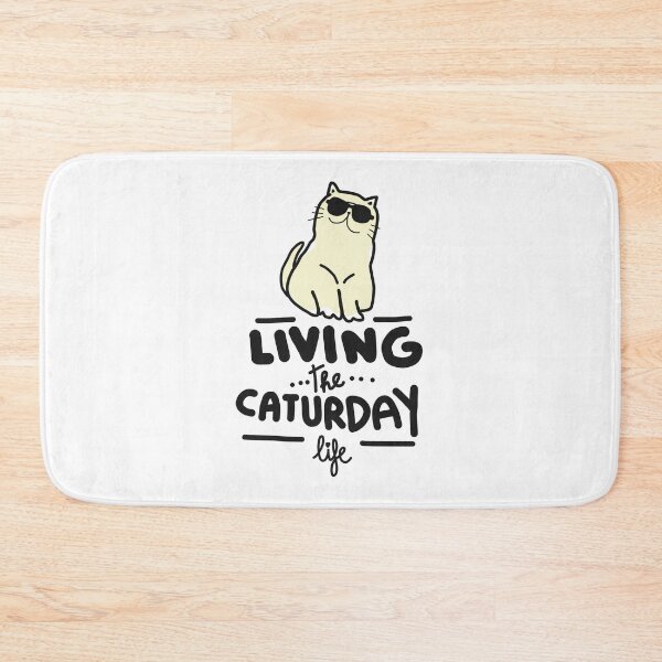 Item preview, Caturday cats cats life love cats cat person designed and sold by Tropical Blood.