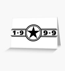 Star of 1999 Greeting Card
