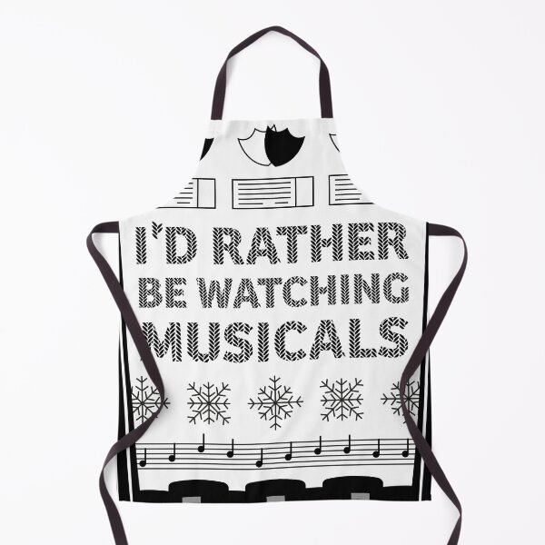 Item preview, I'd Rather Be Watching Musicals - Christmas Jumper designed and sold by FranDraws.