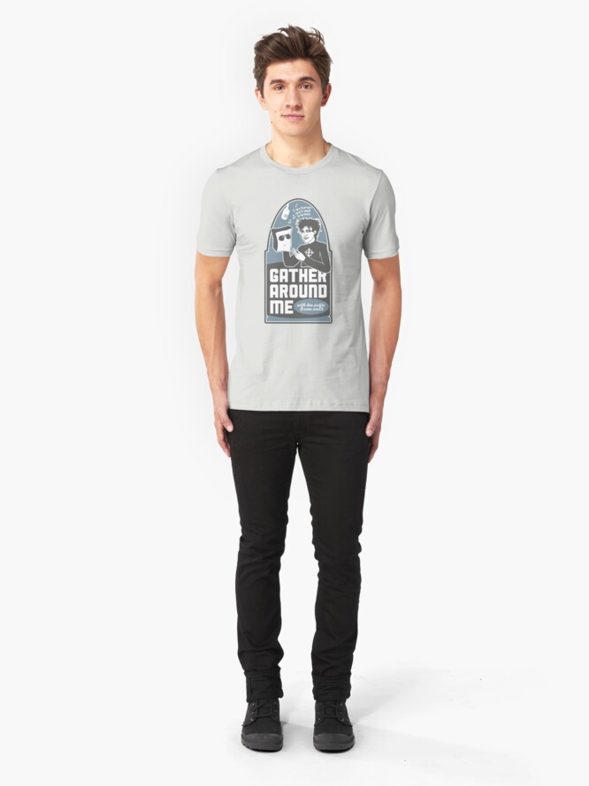 Alternate view of Gather Around Me Slim Fit T-Shirt