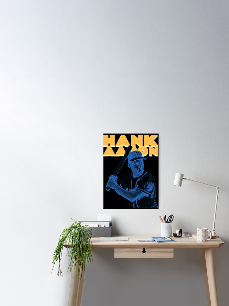 Hank Aaron Hammerin Hank FanArt Tribute | Sticker