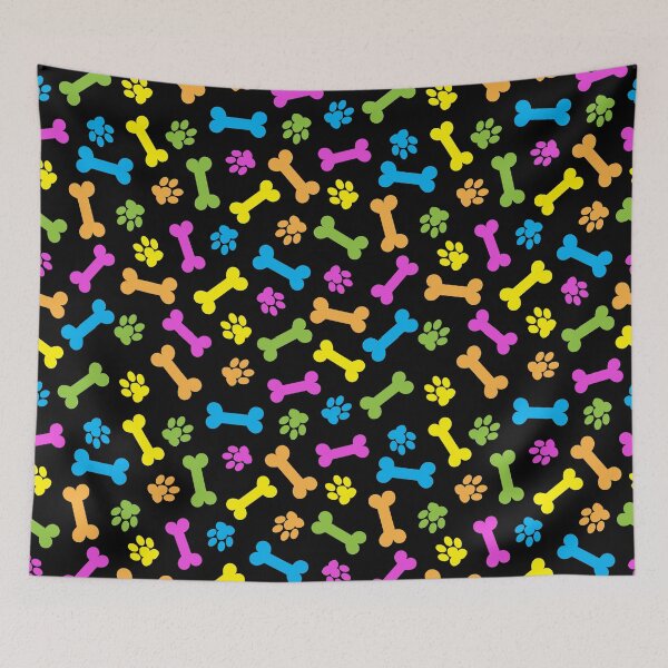 Item preview, Dog Paw and Bone Pattern designed and sold by MoEndomey.
