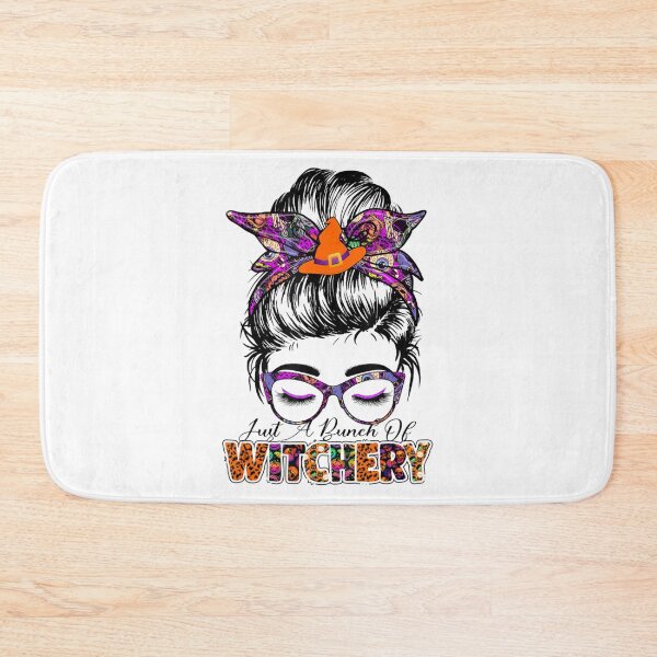 Item preview, Just A Bunch Of Witchery Messy Bun Halloween Witchy designed and sold by FelicianFurlong.