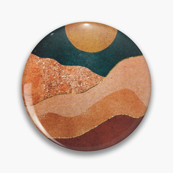 Item preview, Dark night pink mountains moon designed and sold by MoniqueBaats.