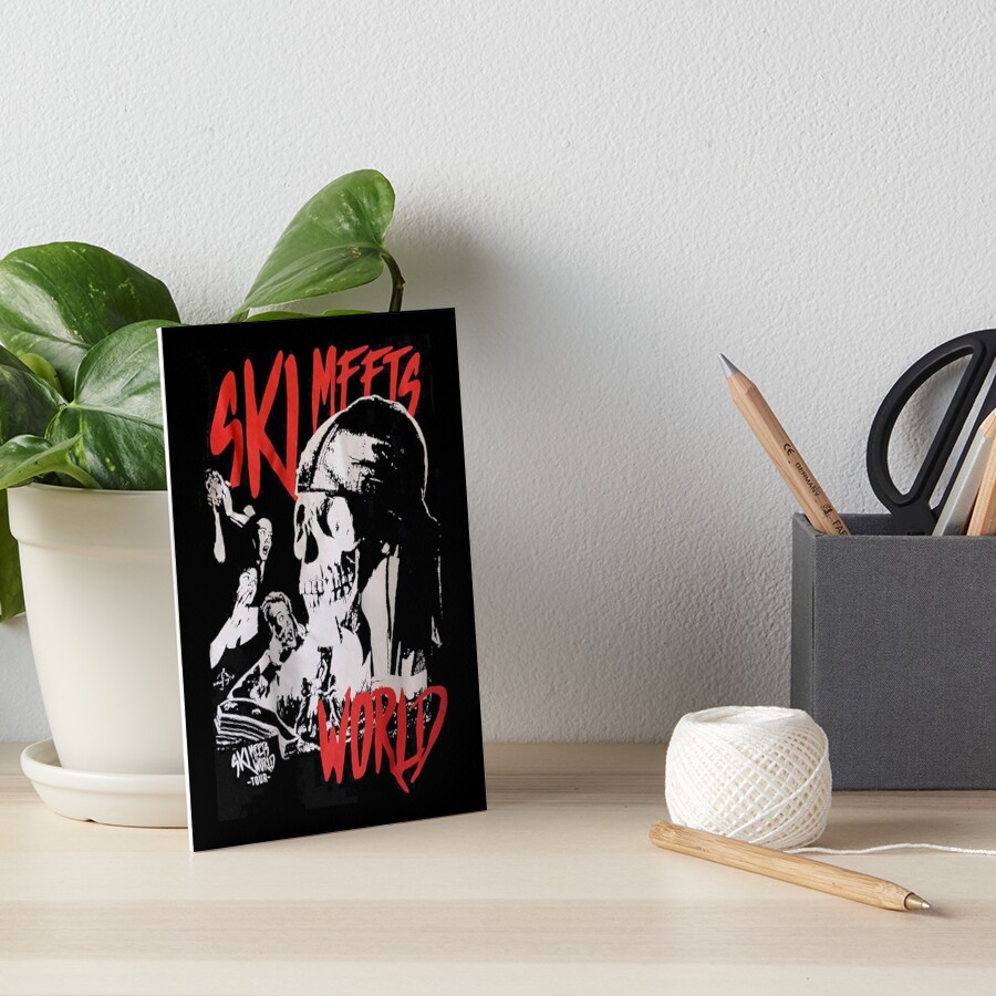 "Ski Mask The Slump God, Official Ski Mask Tour Merch, Ski Mask The