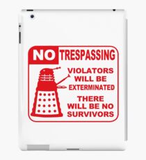 Signs of Danger! iPad Case/Skin