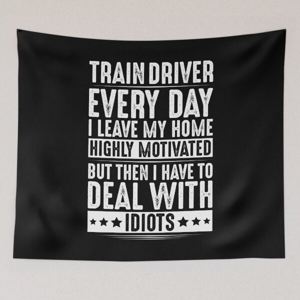 Item preview, Train Driver Railroad Engineer Locomotive Engineer designed and sold by Krautshirts.