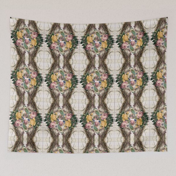 Item preview, King Fisher Florals designed and sold by AntiquusForma.