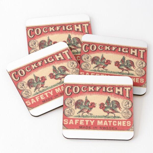 Item preview, Vintage Matchbox Roosters Fight designed and sold by DamsBX.