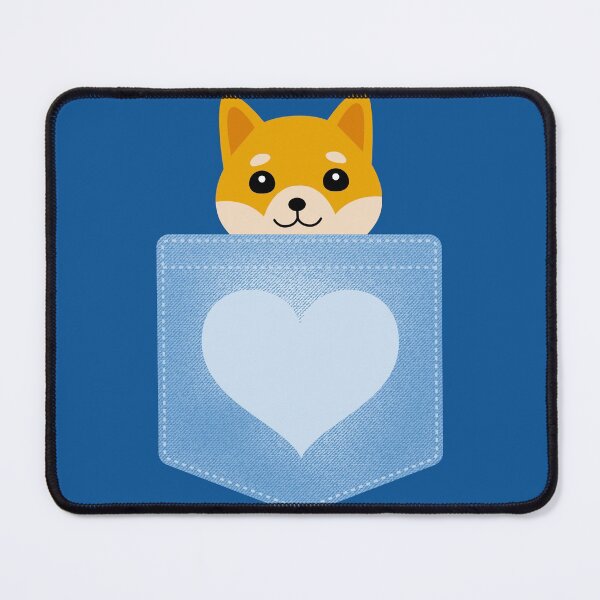 Item preview, Shiba Inu Japanese Dog in Shirt Pocket designed and sold by Meek-Anime.
