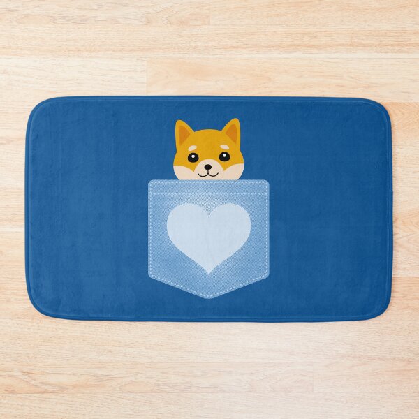 Item preview, Shiba Inu Japanese Dog in Shirt Pocket designed and sold by Meek-Anime.