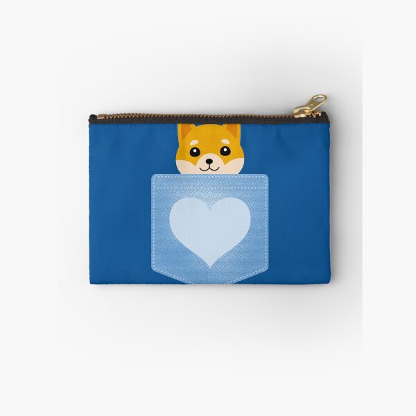 Item preview, Shiba Inu Japanese Dog in Shirt Pocket designed and sold by Meek-Anime.