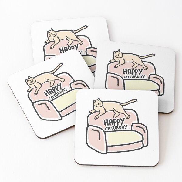 Item preview, Happy caturday funny cats cat lover Happy birthday  designed and sold by Tropical Blood.
