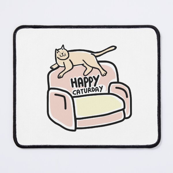 Item preview, Happy caturday funny cats cat lover Happy birthday designed and sold by Tropical Blood.