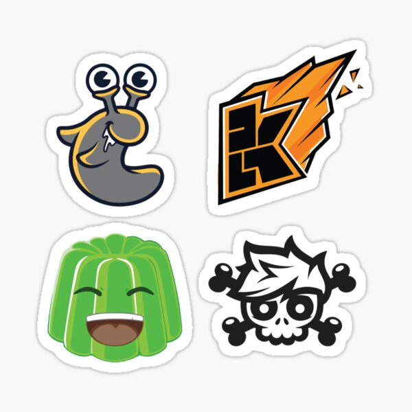 Kwebbelkop Slogo Crainer Jelly Logos Youtubers Pack