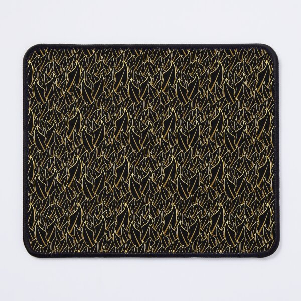 Item preview, Gold Tropical Leaves Seamless Pattern designed and sold by Never-A-Saint.