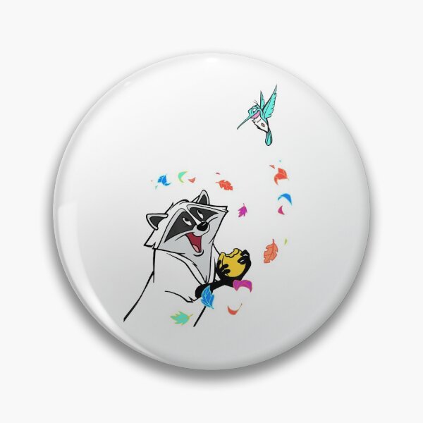 Item preview, Disney Pocahontas Meeko Flit Colorful Leafs Fall designed and sold by FelicianFurlong.