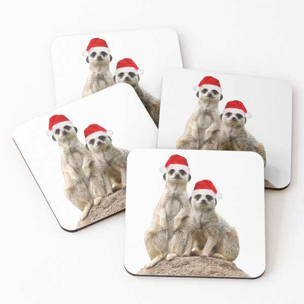 Item preview, Merry Christmas Meerkats designed and sold by quentinjlang.