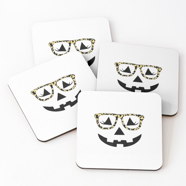 Item preview, Halloween Jack O Lantern Gafas de leopardo Cara de calabaza designed and sold by FelicianFurlong.