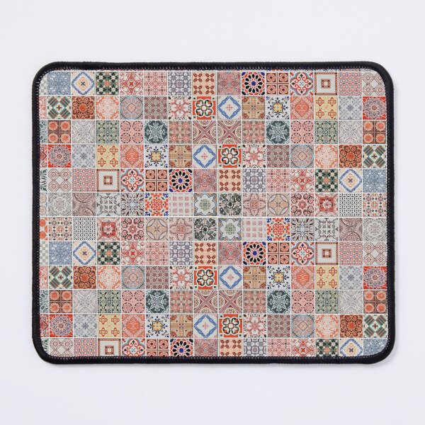 Item preview, Colorful pattern, Portuguese / Spanish patchwork tile design designed and sold by ohaniki.