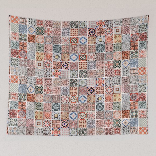 Item preview, Colorful pattern, Portuguese / Spanish patchwork tile design designed and sold by ohaniki.