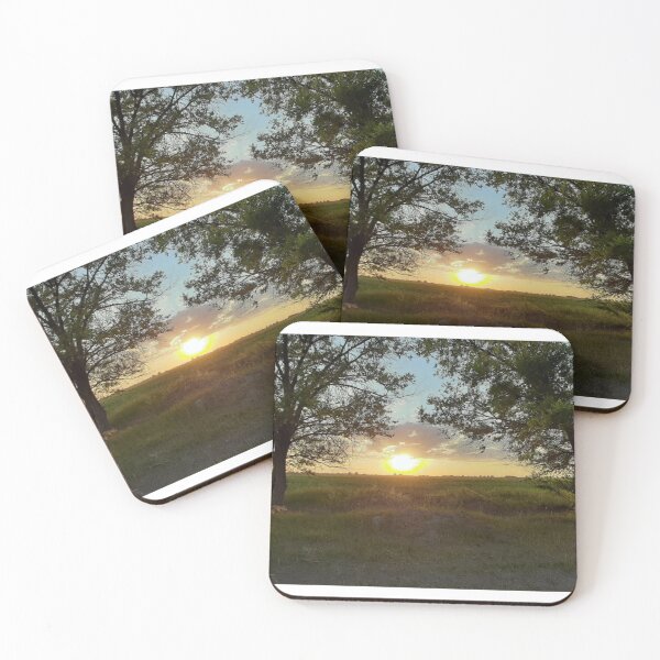 Item preview, Evening sunset at Koksu station designed and sold by Aizhan896.