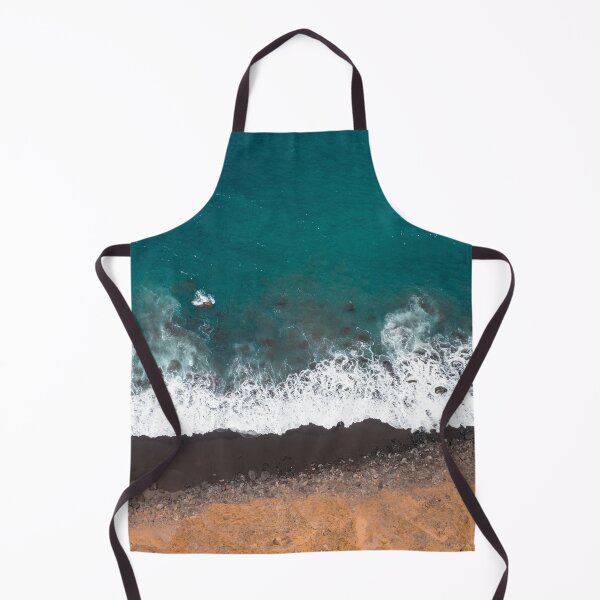 Item preview, Ocean Waves and Beach Aerial, landscape photography, drone shot designed and sold by ohaniki.