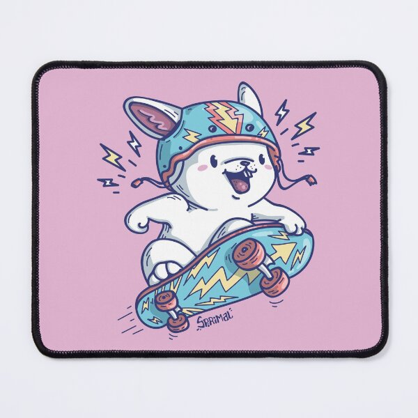 Item preview, Bunny Rabbit on a skateboard wearing a helmet designed and sold by SPIRIMAL.