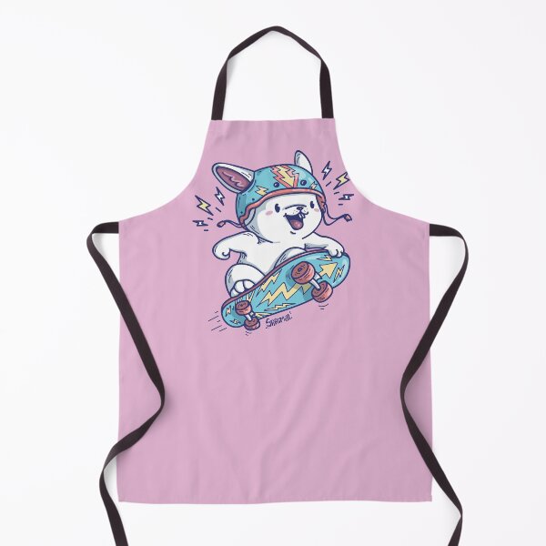 Item preview, Bunny Rabbit on a skateboard wearing a helmet designed and sold by SPIRIMAL.