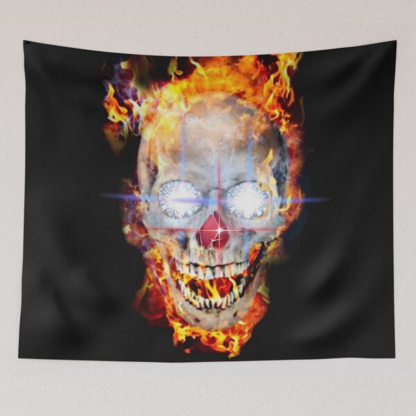 Item preview, skull flaming with cristal designed and sold by diva-design.
