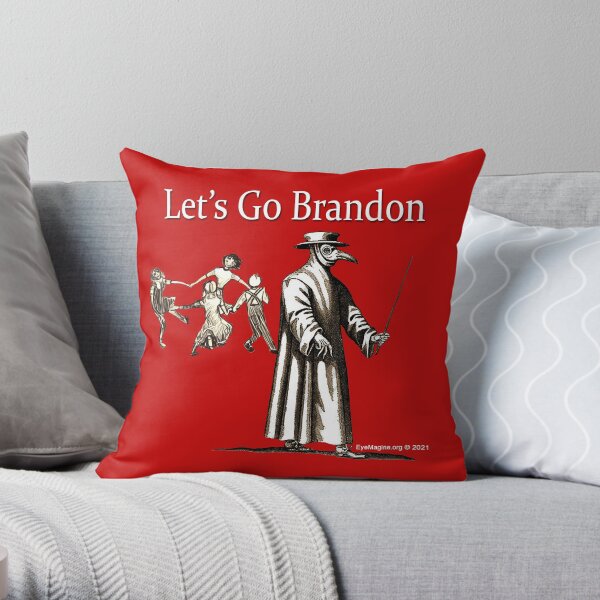 Let's Go Brandon Throw Pillow
