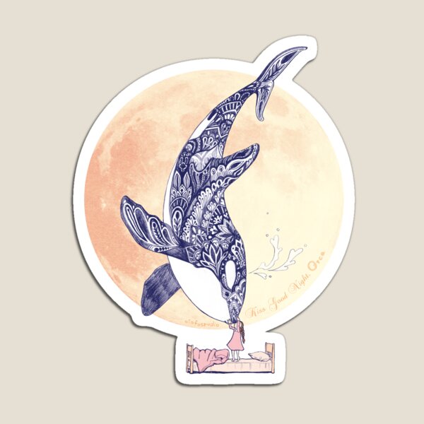 Kiss Good Night - Orca II Magnet
