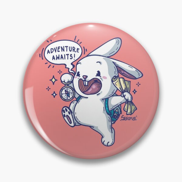 Item preview, Rabbit going on adventure because adventure awaits designed and sold by SPIRIMAL.