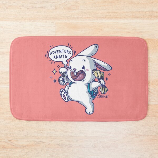 Item preview, Rabbit going on adventure because adventure awaits designed and sold by SPIRIMAL.