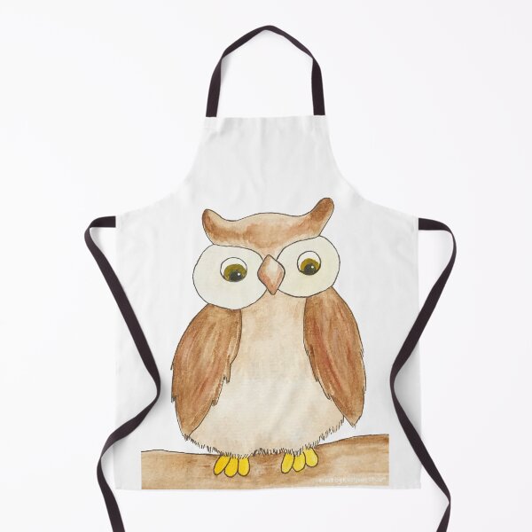Item preview, Owl - Watercolour Cartoon Painting designed and sold by Art by Kathleen Stuart.