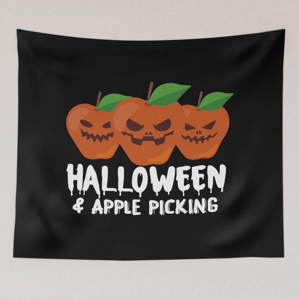 Item preview,  Halloween & apple picking Spooky apples Halloween Gift National Apple Day  designed and sold by AstroShop1.