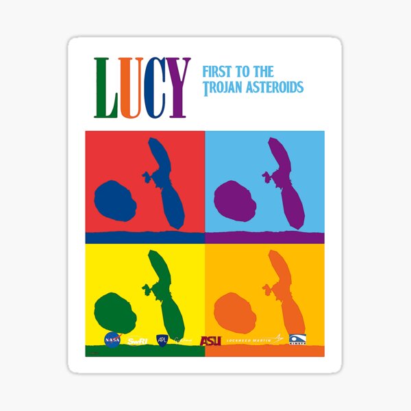 Item preview, NASA Lucy poster Pop art grid designed and sold by SolidEarthArt.