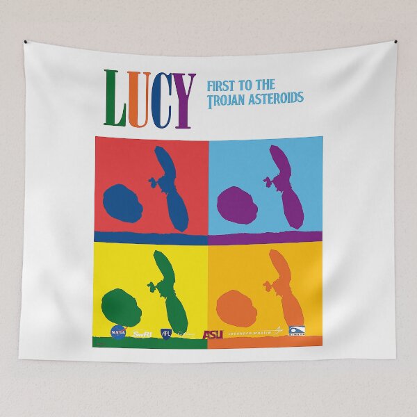 Item preview, NASA Lucy poster Pop art grid designed and sold by SolidEarthArt.