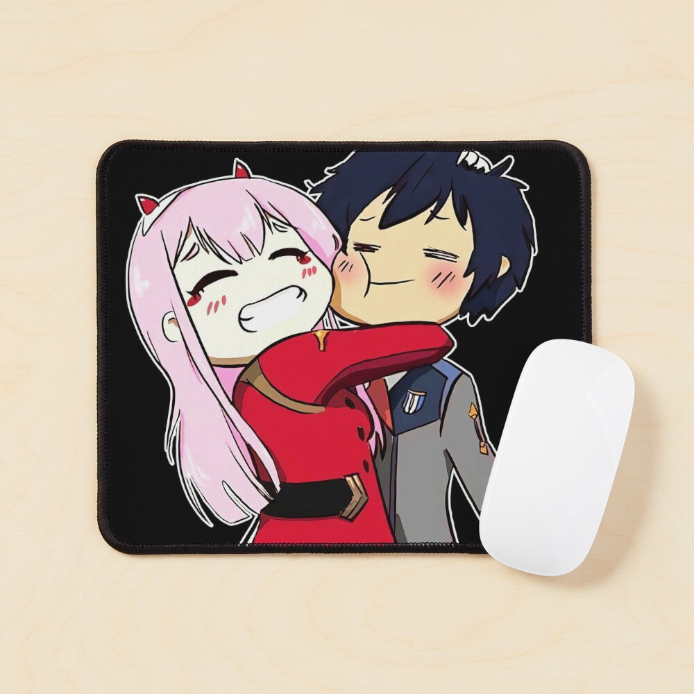 adorable zero two and hero chiby