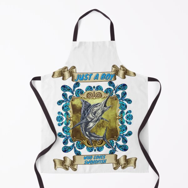 Item preview, Just a boy who loves swordfish - Colorful compositions, art and animals, funny drawings designed and sold by AdvanceDesign.