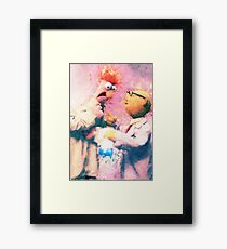Beaker & Bunsen Framed Print