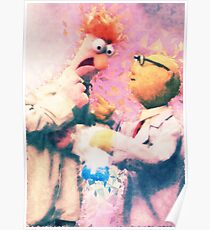 Beaker & Bunsen Poster